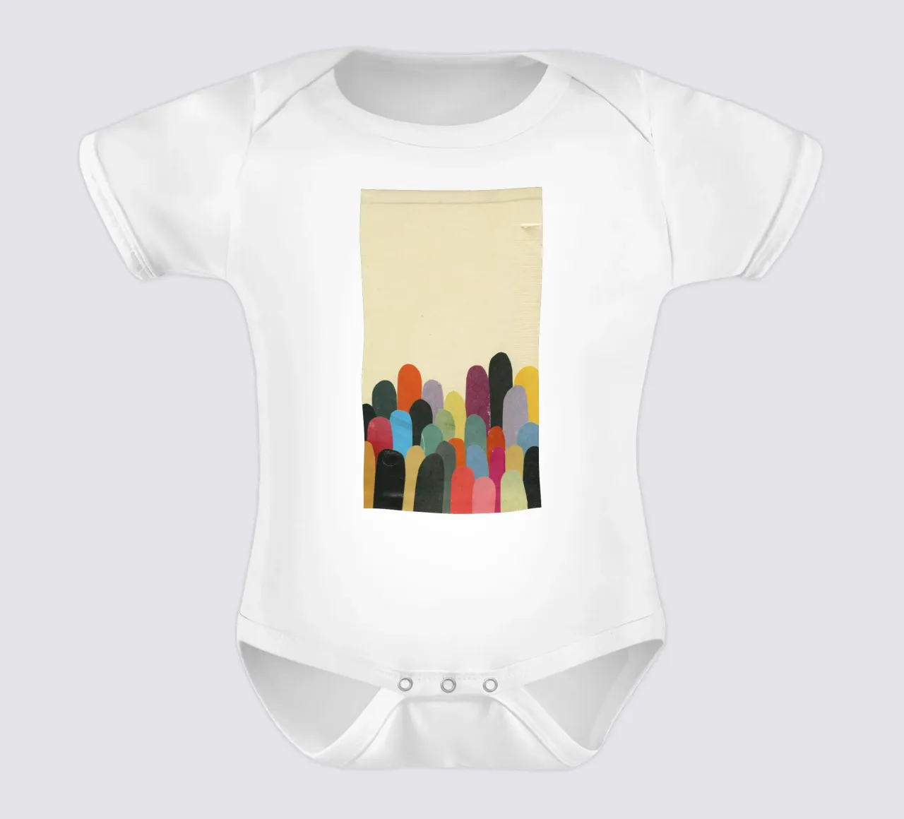 Rolling Hills body neonato maniche corte da Cassia Beck Collage