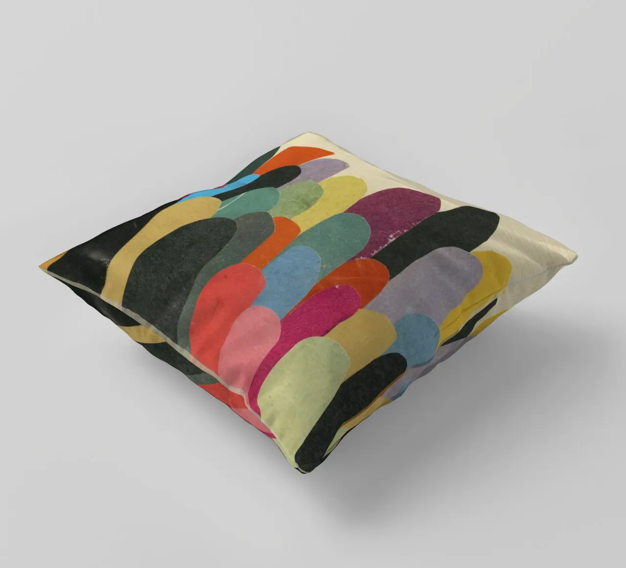 Rolling Hills cuscino da Cassia Beck Collage