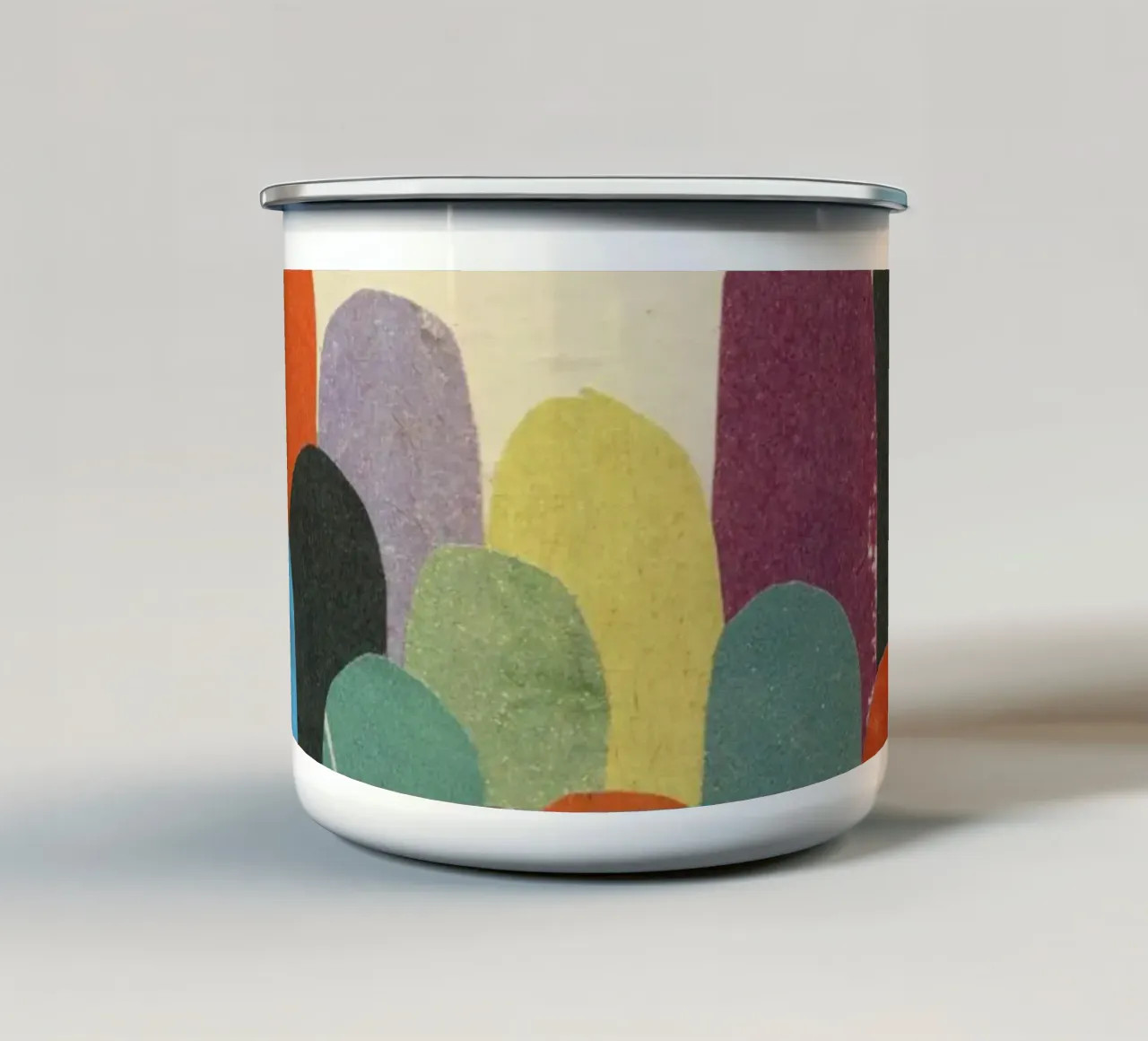 Rolling Hills tazza in smalto da Cassia Beck Collage