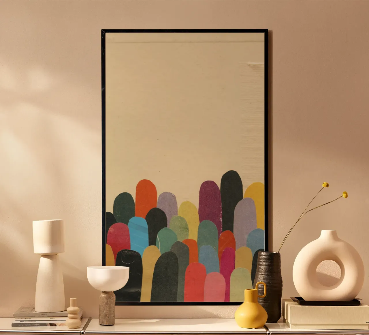 Rolling Hills poster da Cassia Beck Collage