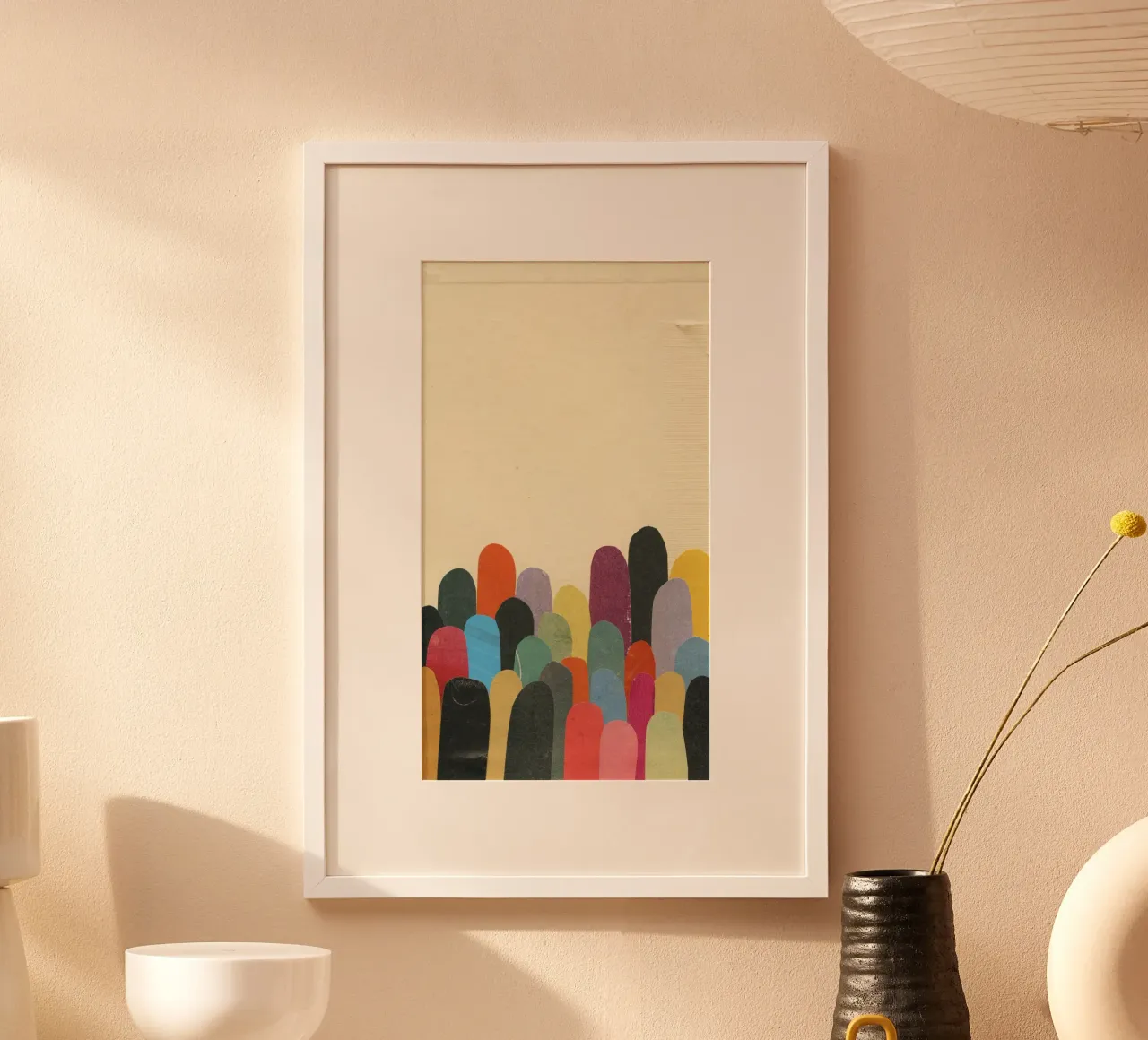 Rolling Hills poster da Cassia Beck Collage