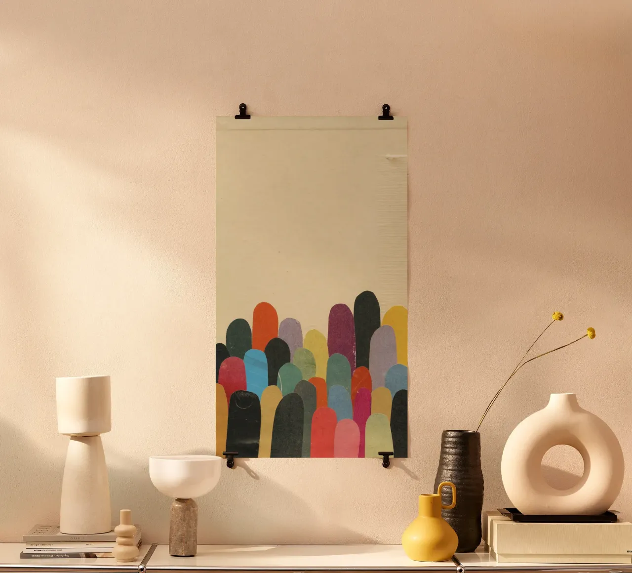 Rolling Hills poster da Cassia Beck Collage