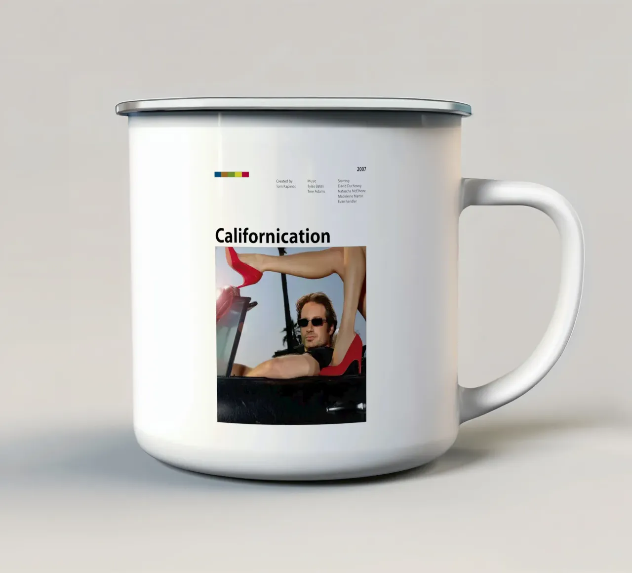 Californication tazza in smalto da The Movie Wall