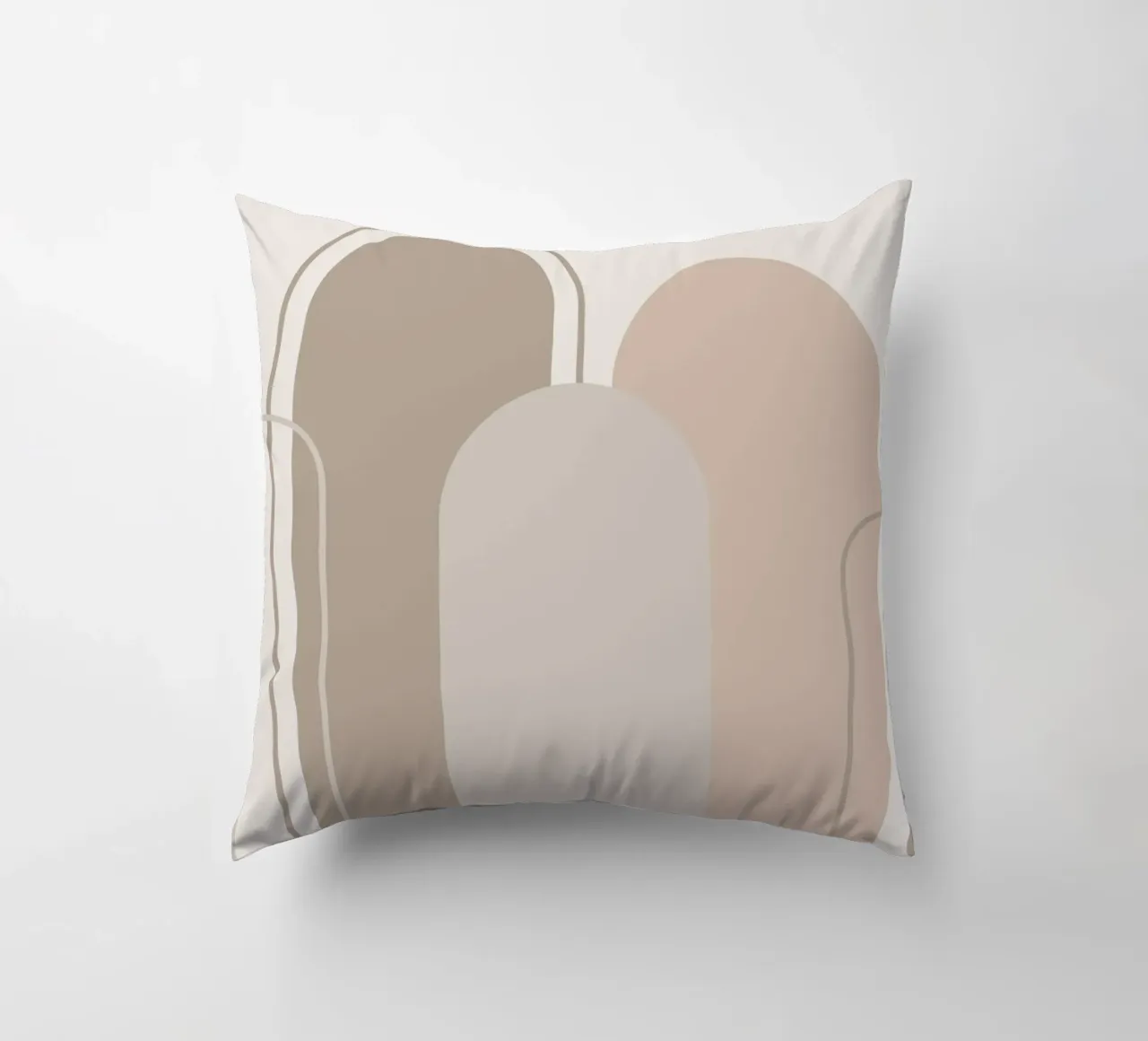 Abstract geometric shapes cuscino da LisaArtes