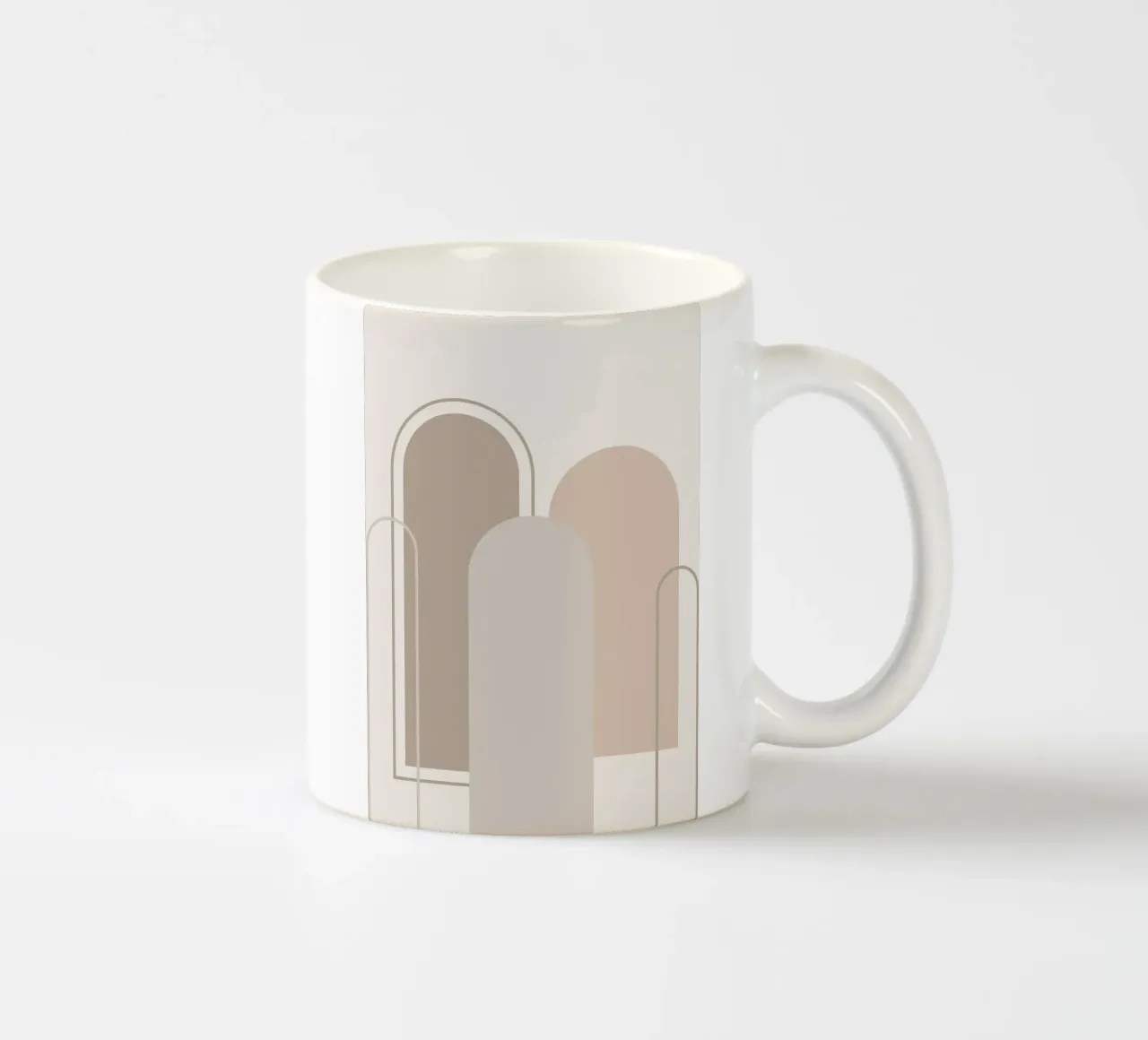 Abstract geometric shapes tazza in ceramica da LisaArtes