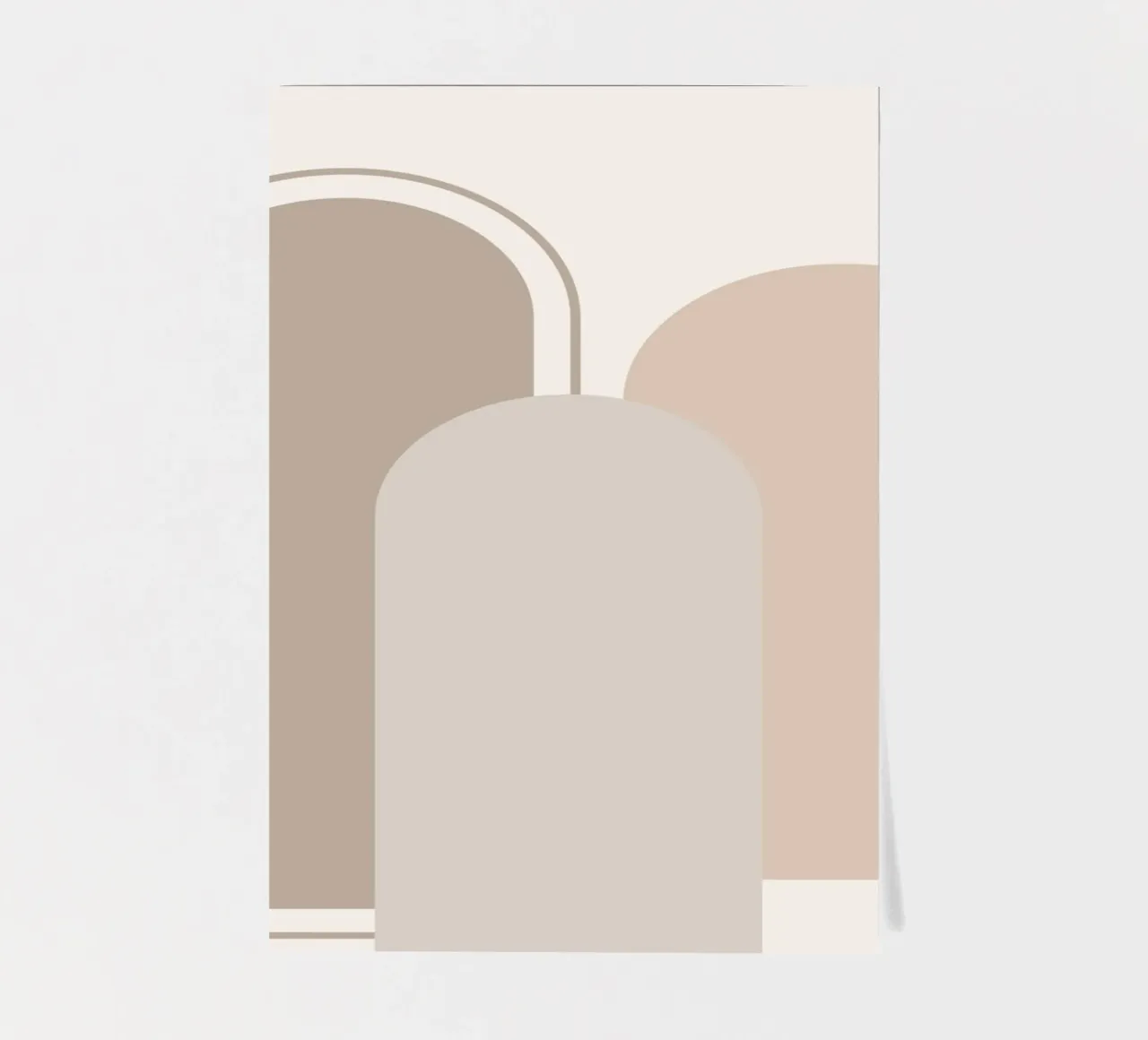 Abstract geometric shapes Stickerbogen von LisaArtes