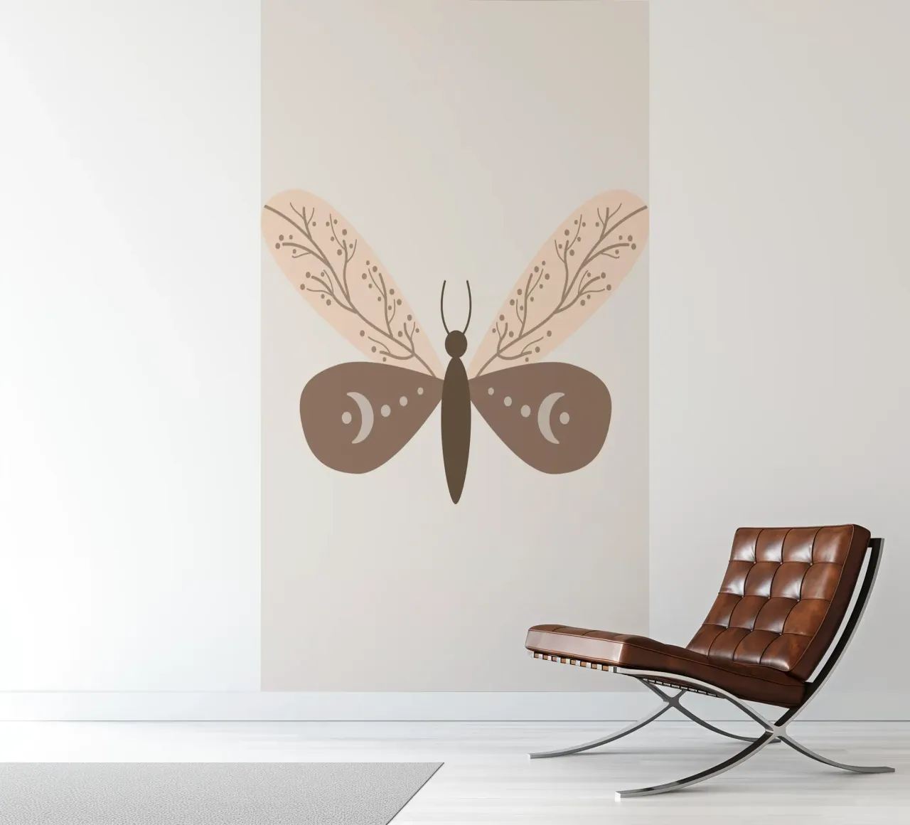 Moth fotobehang van LisaArtes