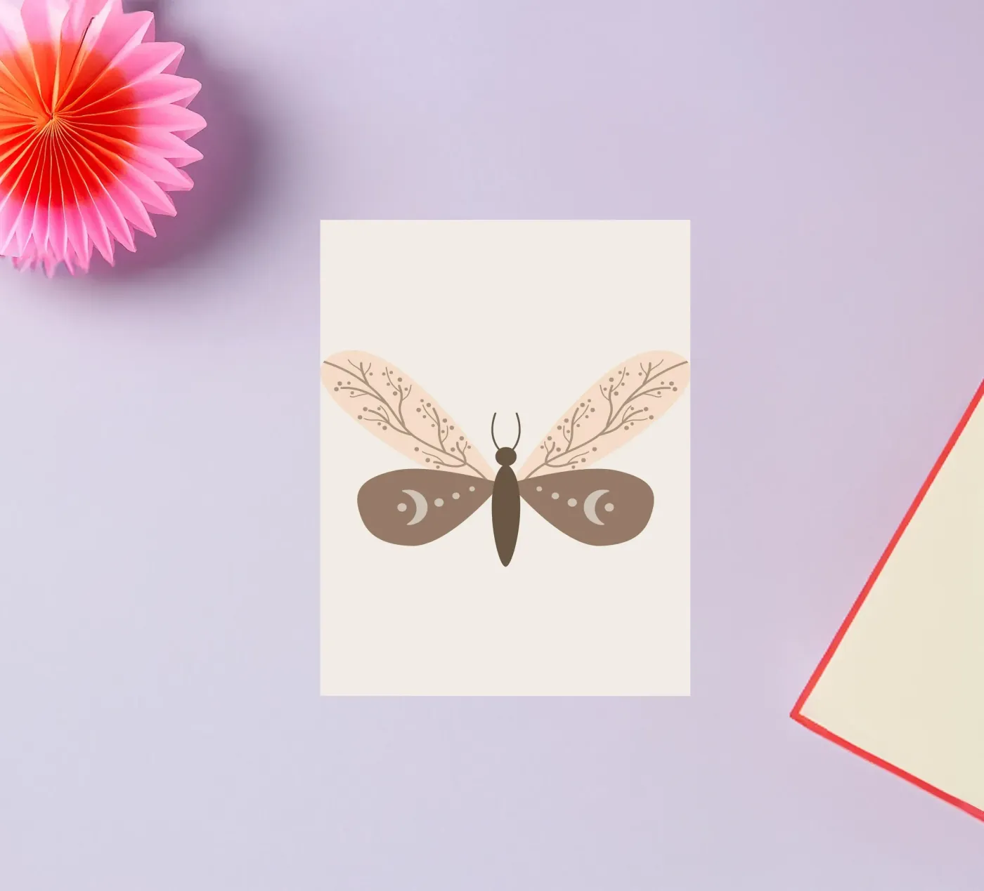 Moth sticker by LisaArtes