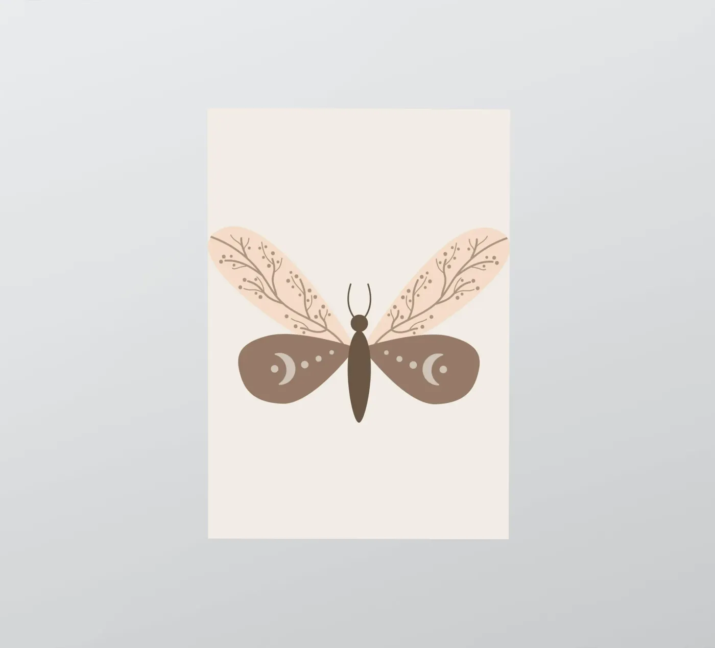 Moth sticker by LisaArtes