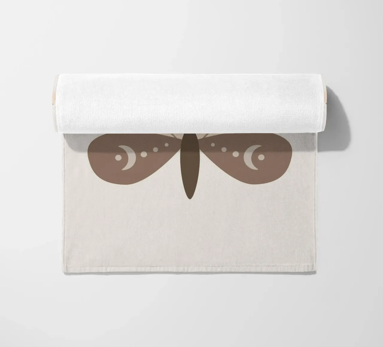 Moth beach towel by LisaArtes
