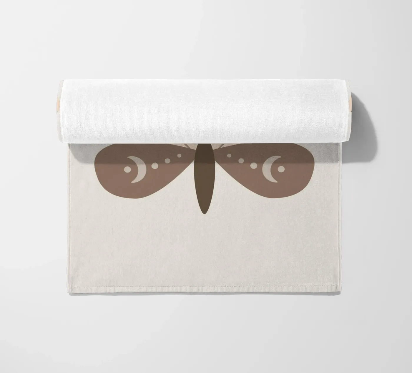 Moth beach towel by LisaArtes