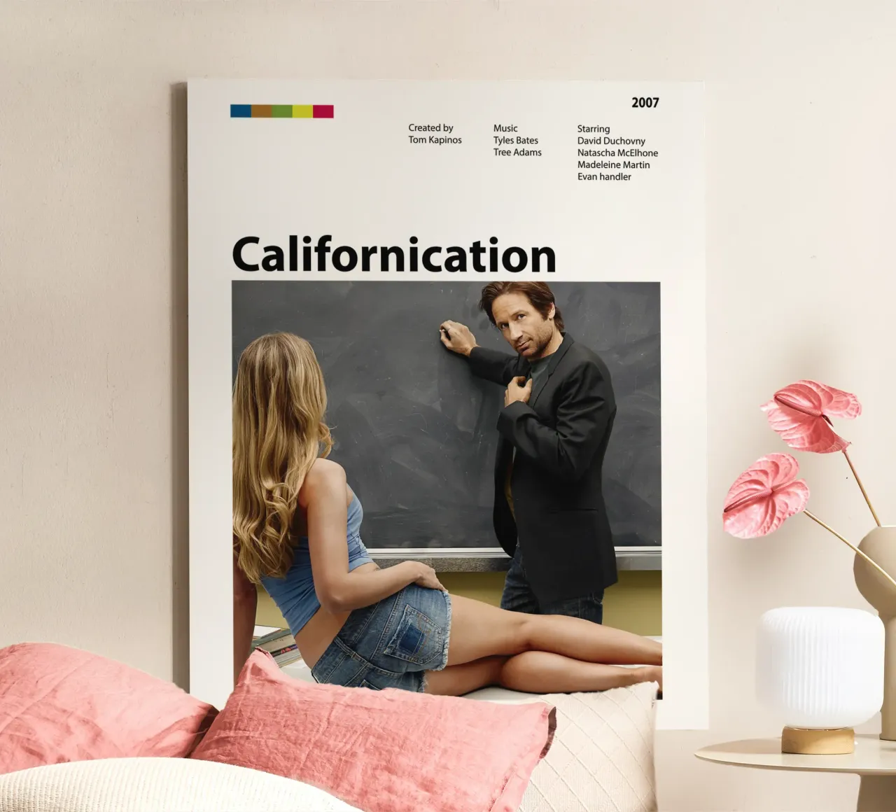 Californication tela con Cornice a cassetta da 🎞 The Movie Wall