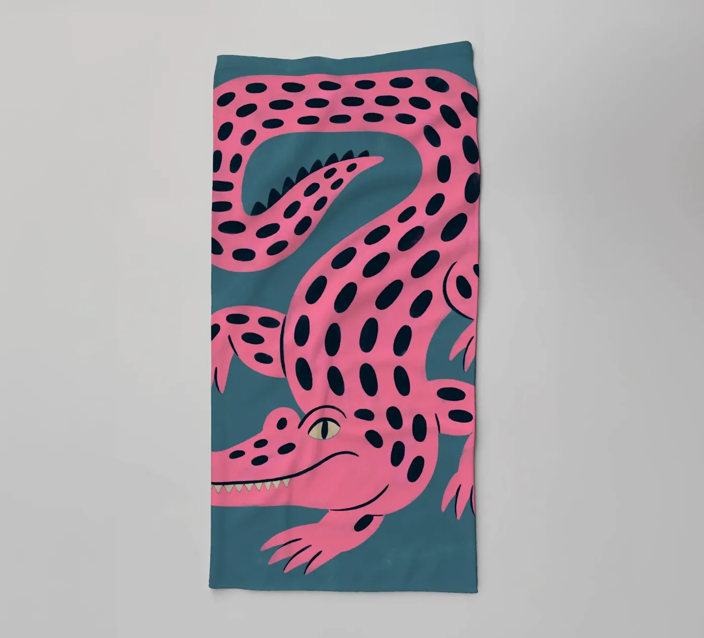 Croc towel by artesutileco