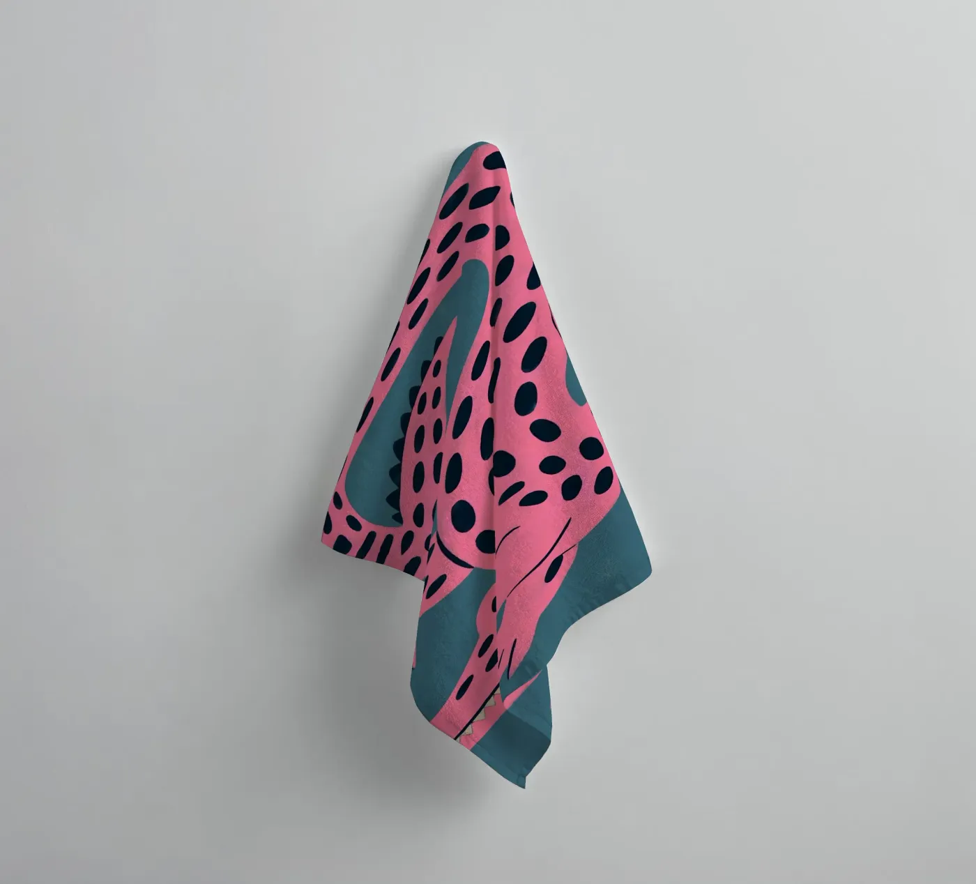 Croc towel by artesutileco