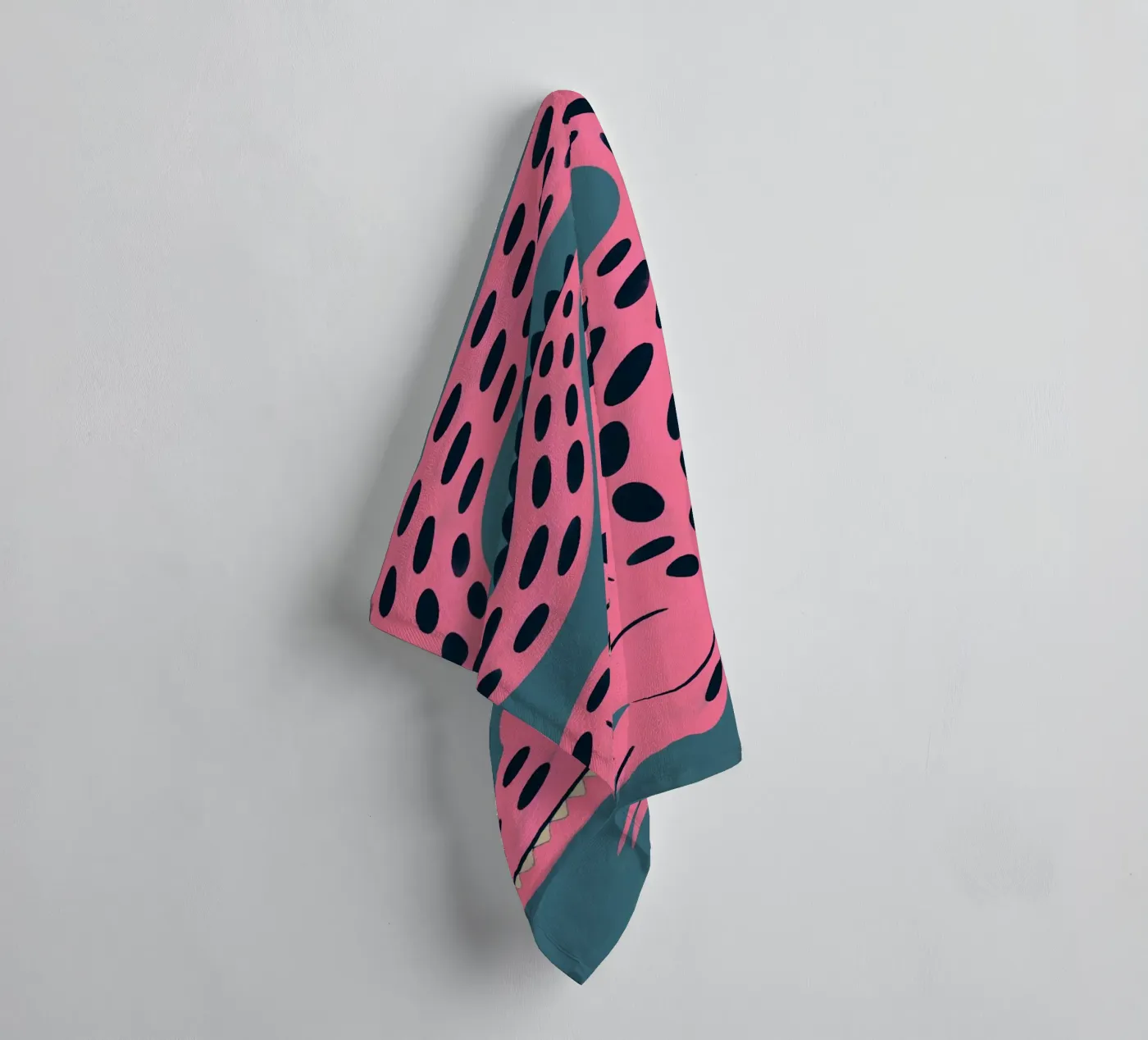 Croc towel by artesutileco