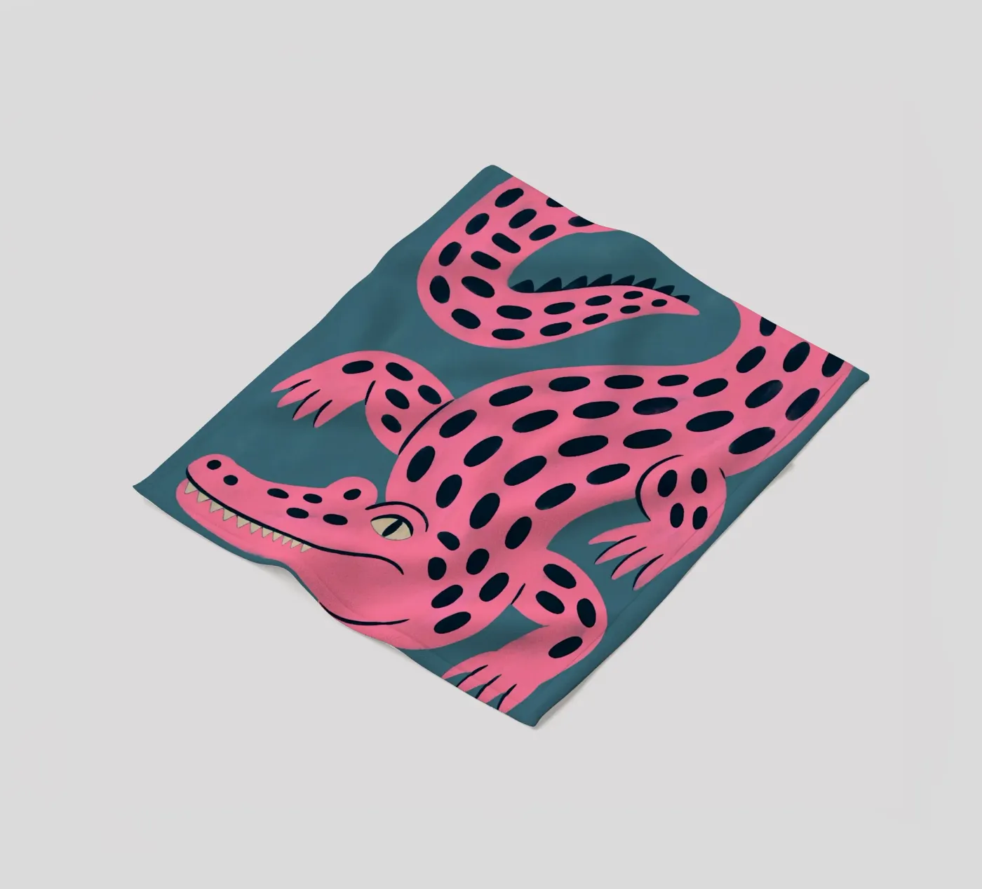 Croc fleecedeken van artesutileco