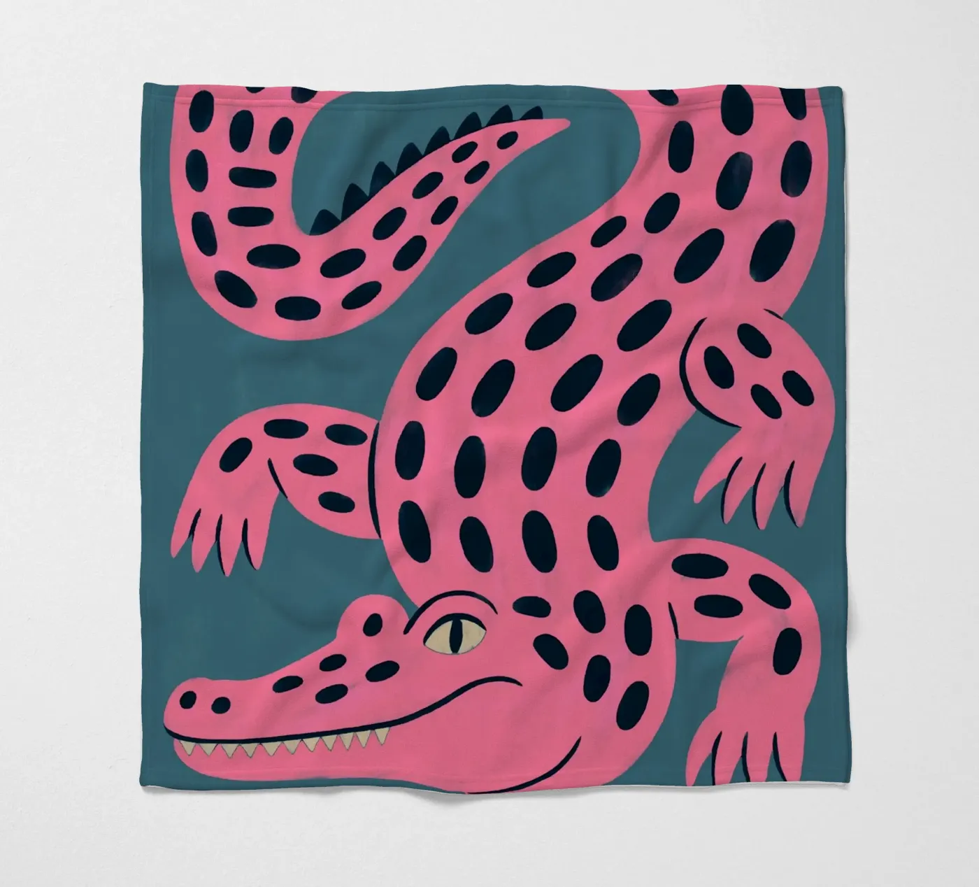 Croc fleecedeken van artesutileco
