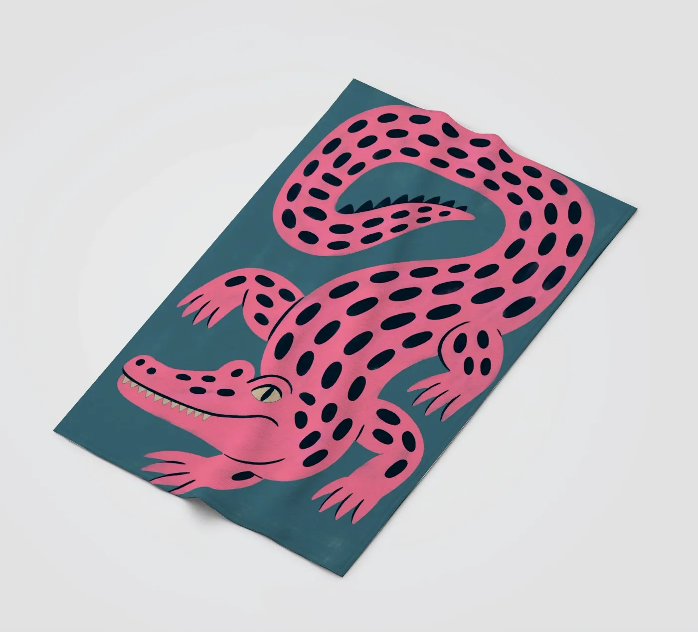 Croc fleecedeken van artesutileco
