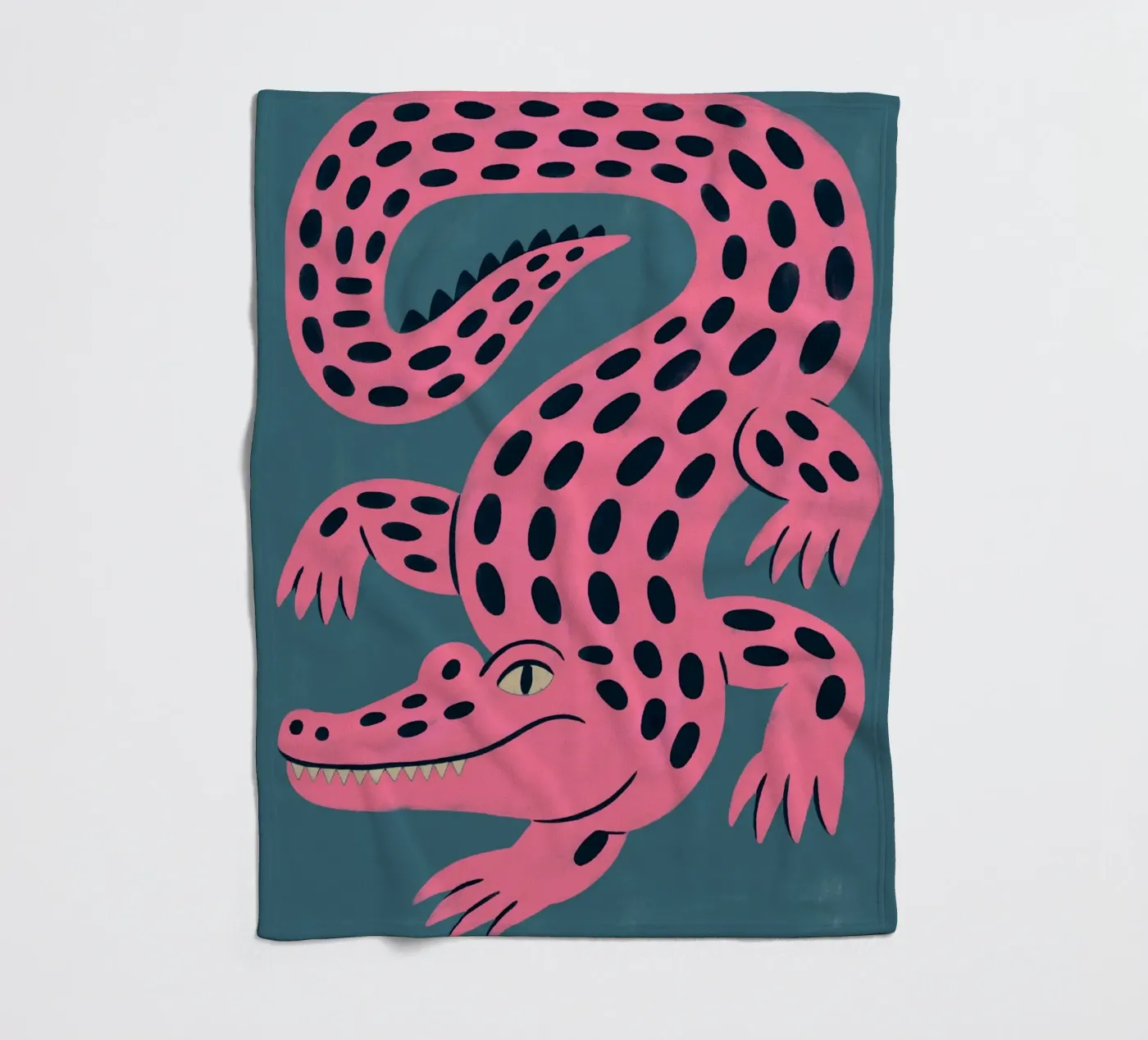 Croc fleecedeken van artesutileco