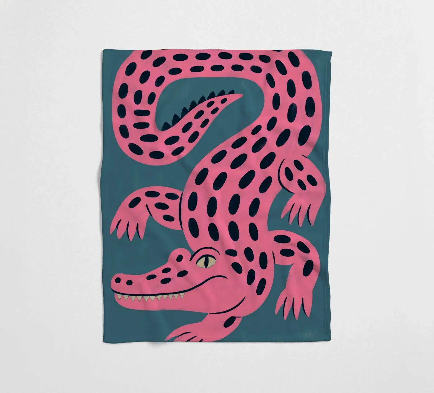Croc fleecedeken van artesutileco