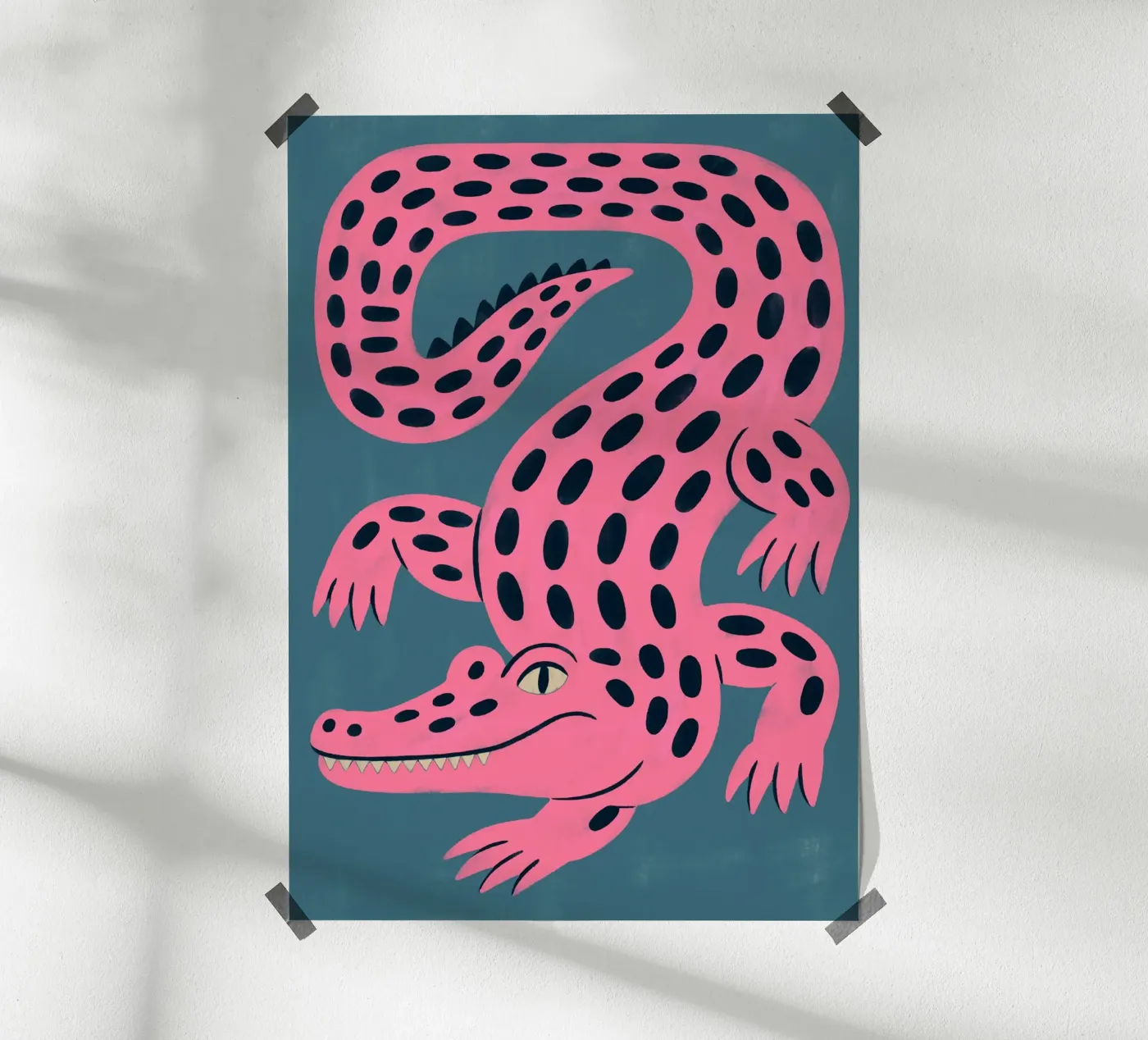 Croc poster by artesutileco