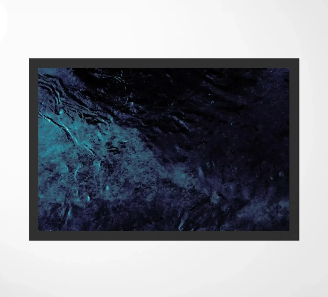 Abstract Blue zerbino da Sebastian Hilgetag