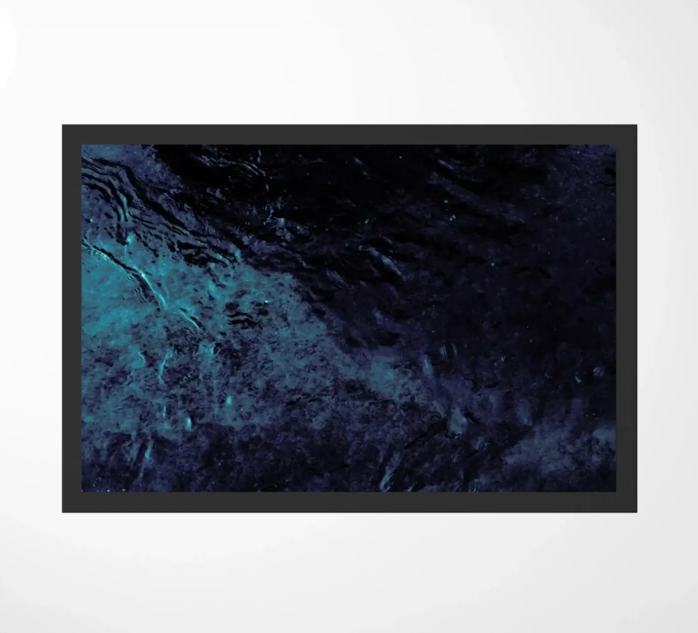 Abstract Blue zerbino da Sebastian Hilgetag