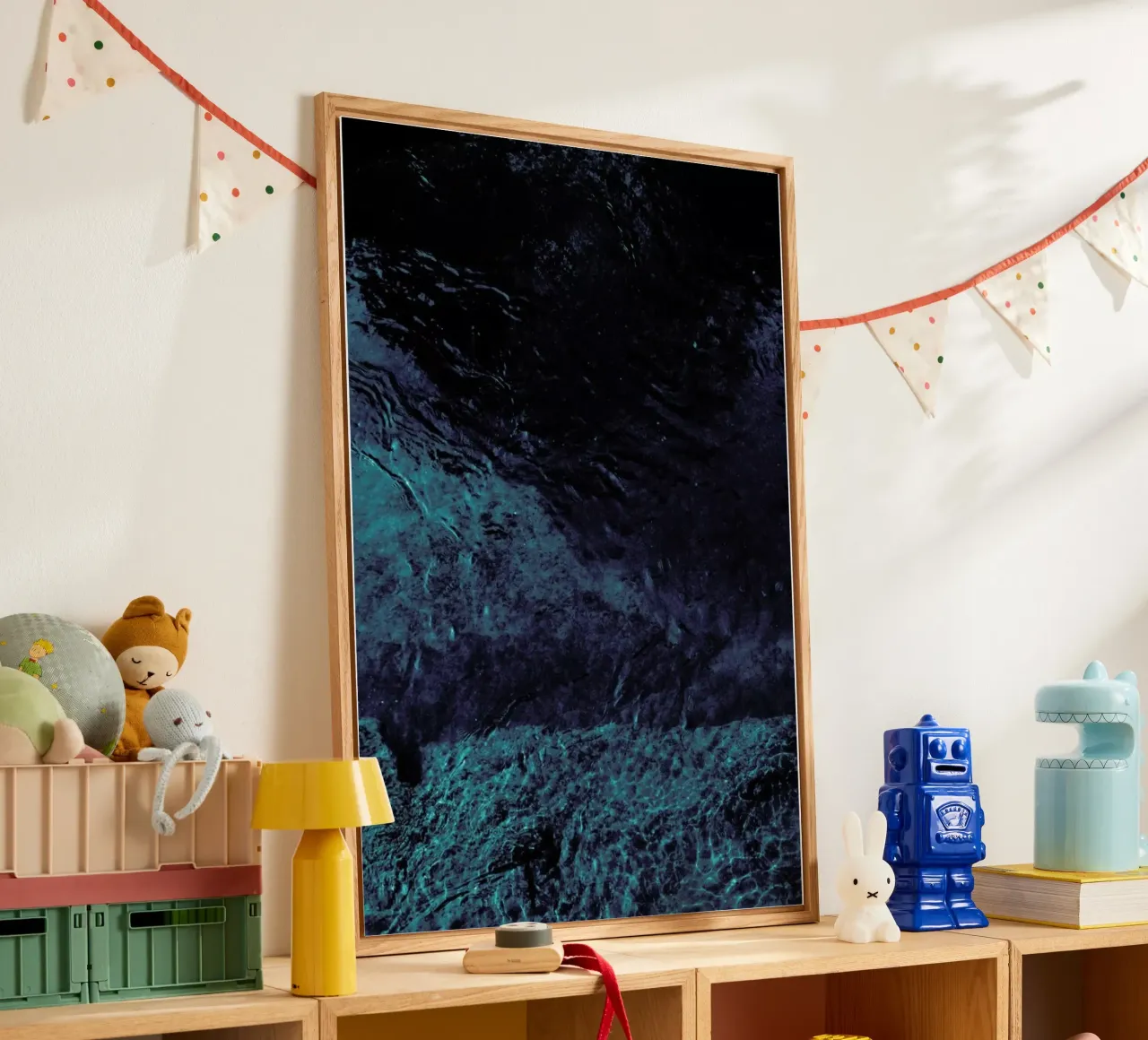 Abstract Blue plexiglass da Sebastian Hilgetag