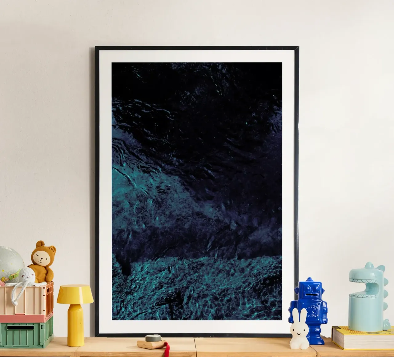 Abstract Blue poster da Sebastian Hilgetag