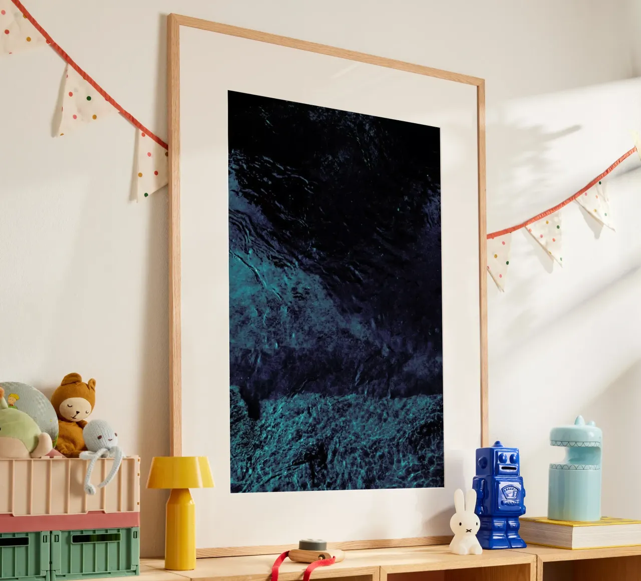 Abstract Blue poster da Sebastian Hilgetag