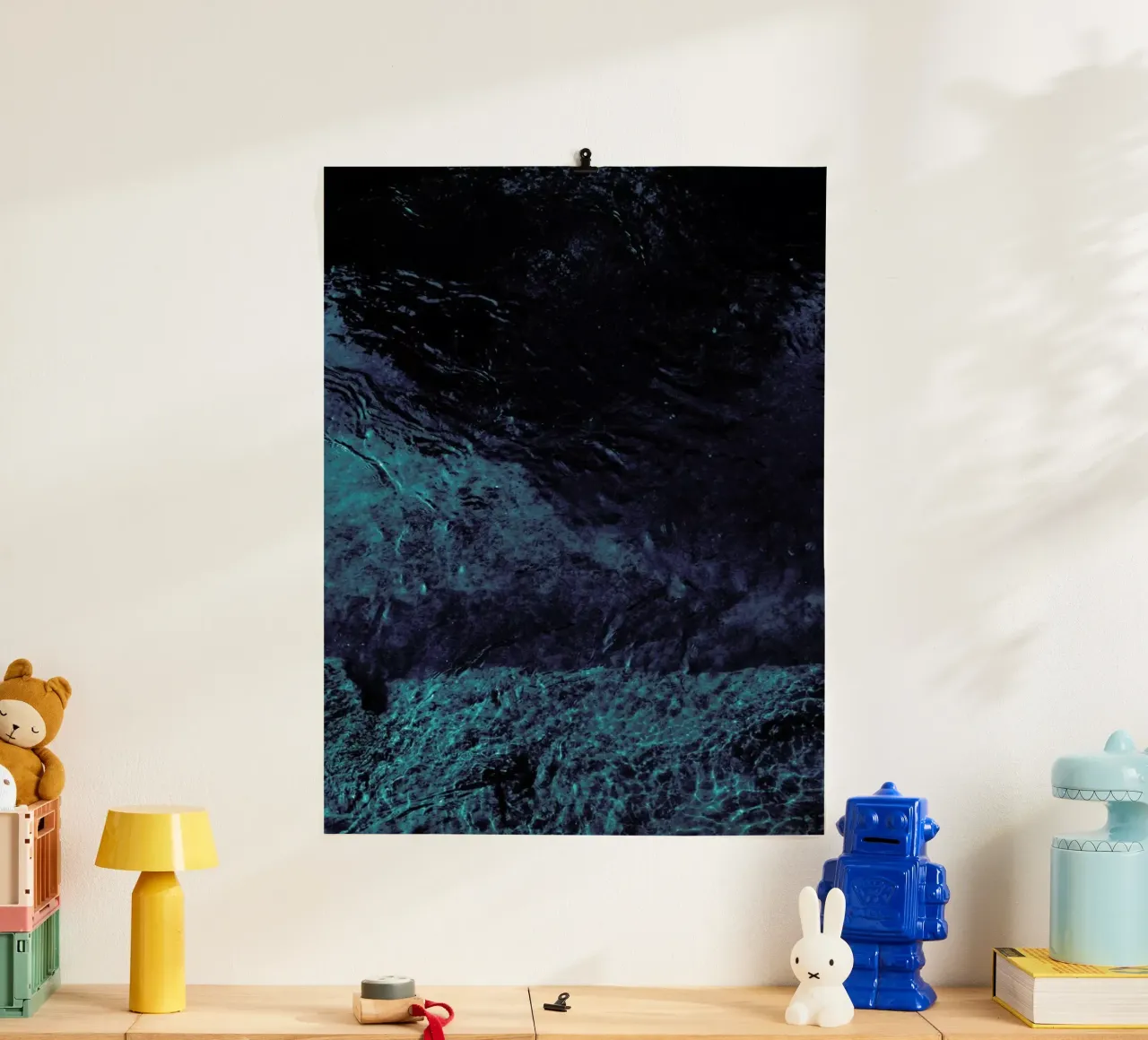 Abstract Blue poster da Sebastian Hilgetag