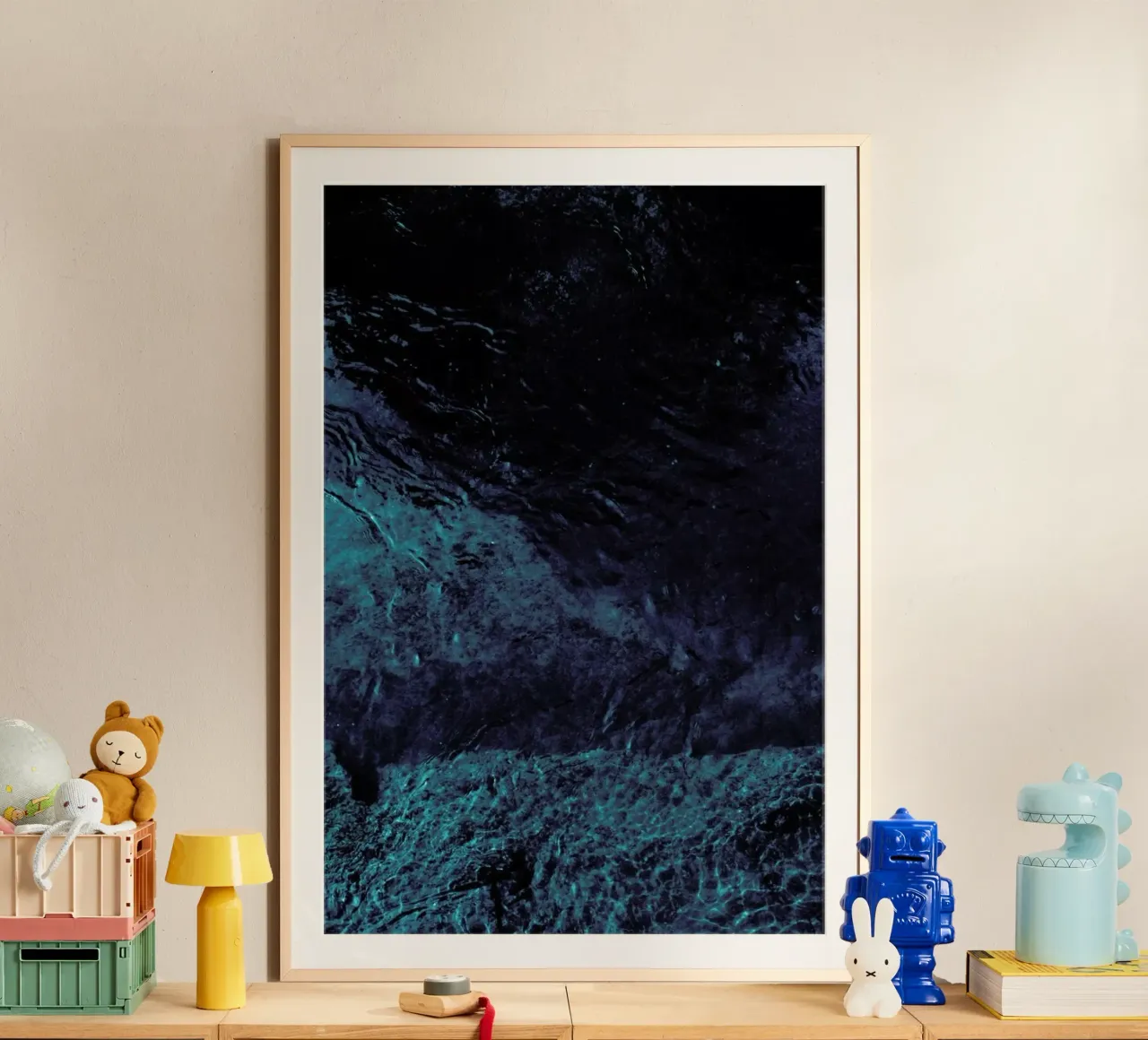 Abstract Blue poster da Sebastian Hilgetag