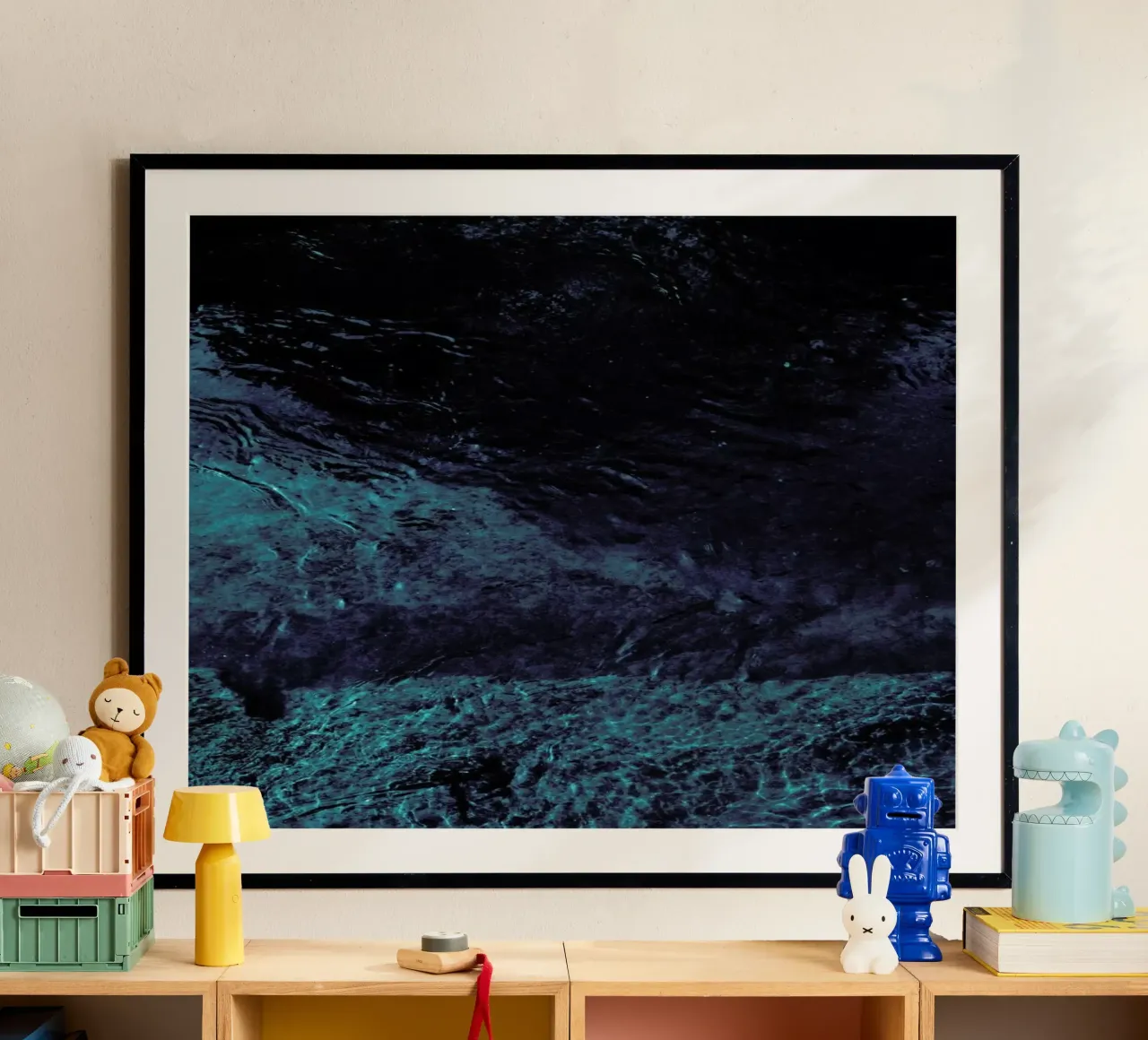 Abstract Blue poster da Sebastian Hilgetag