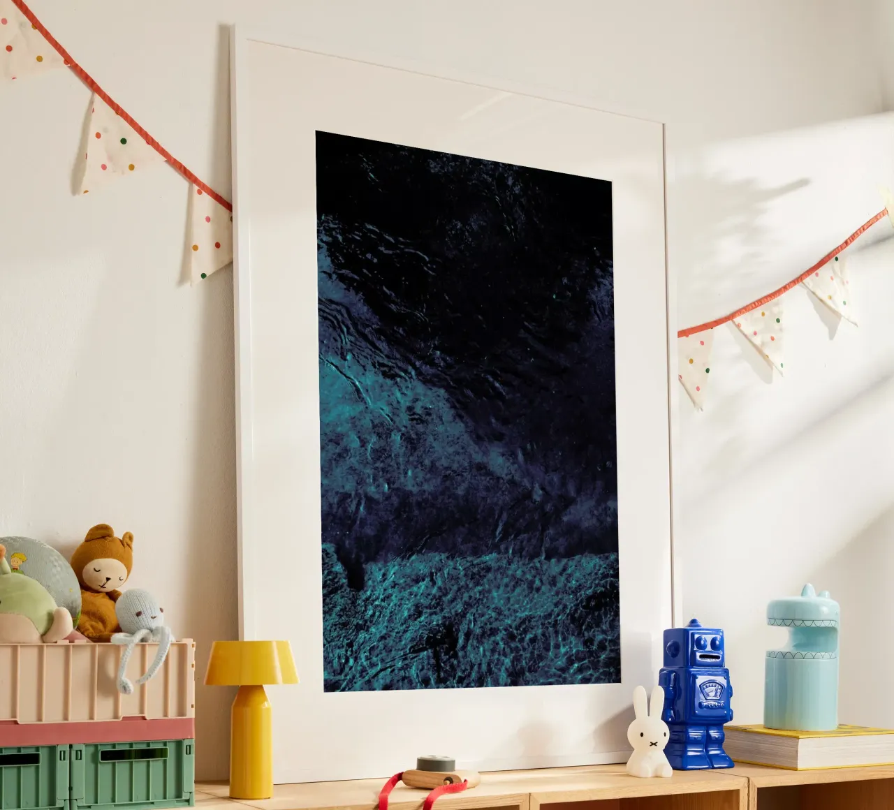 Abstract Blue poster da Sebastian Hilgetag