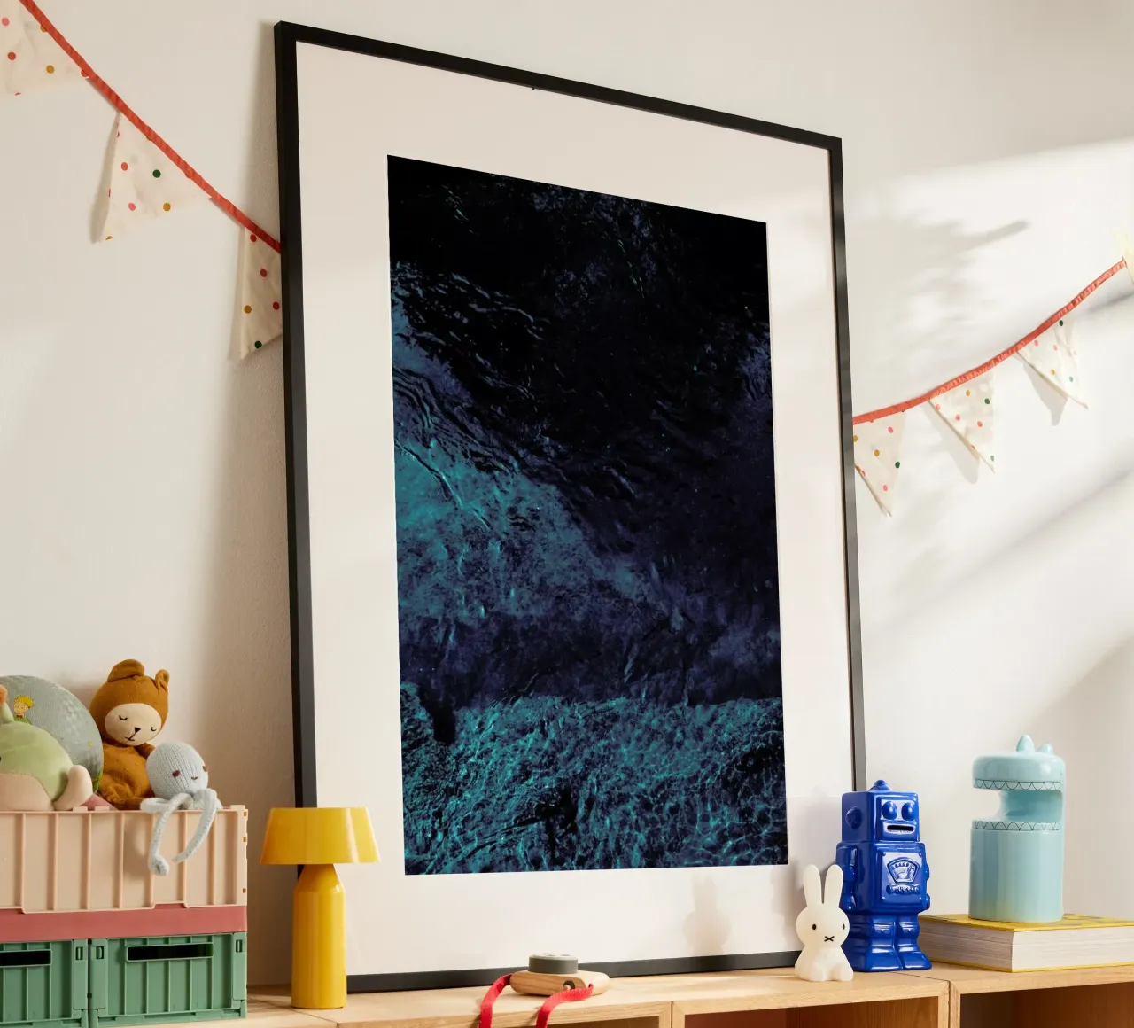 Abstract Blue poster da Sebastian Hilgetag