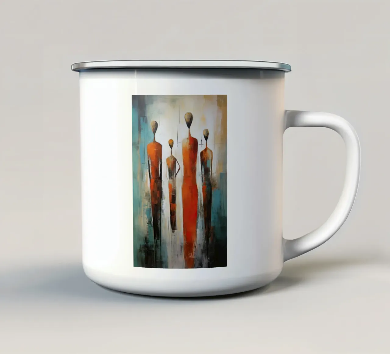 Forma astratta tazza in smalto da Imagine