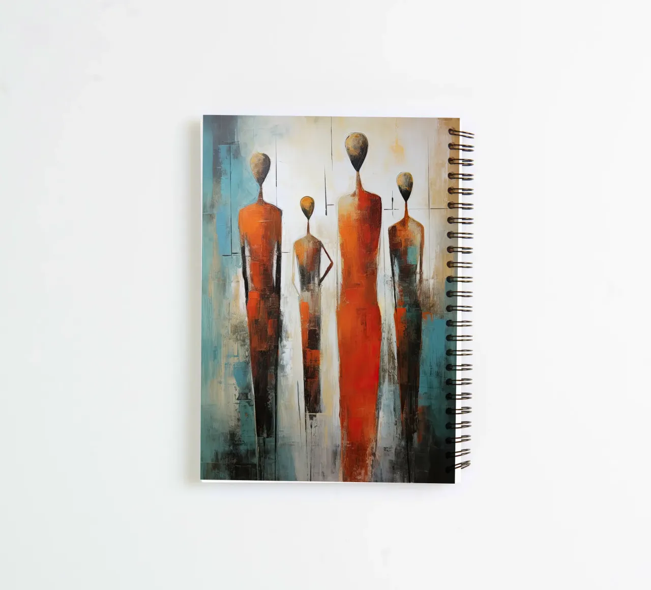 Abstract form spiral notebook by Imagine