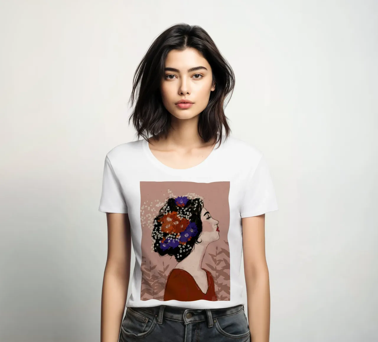 Summer Night dames t-shirt getailleerd van treechild