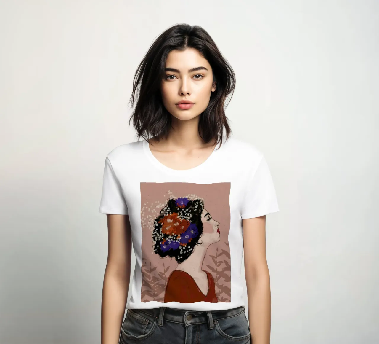 Summer Night dames t-shirt getailleerd van treechild