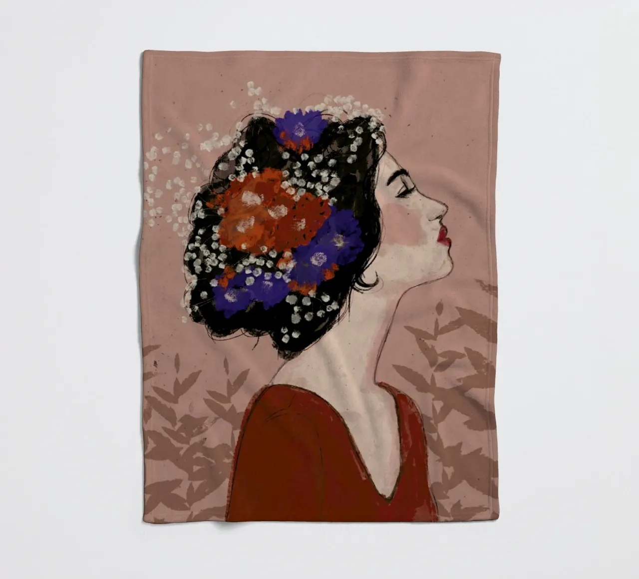 Summer Night Fleecedecke von treechild