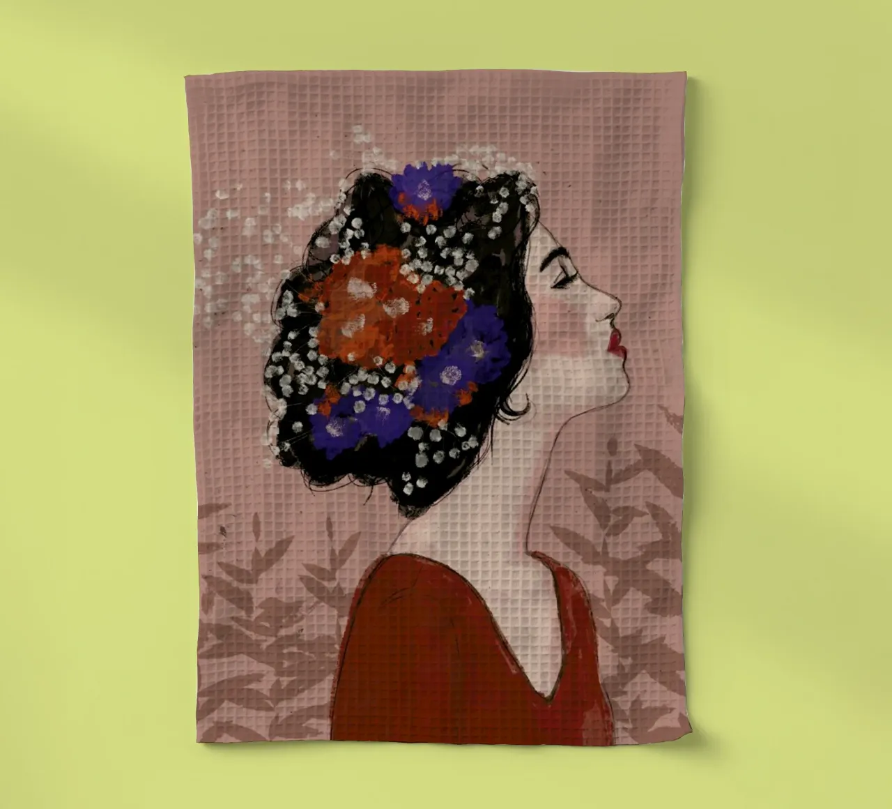 Summer Night tea towel by treechild