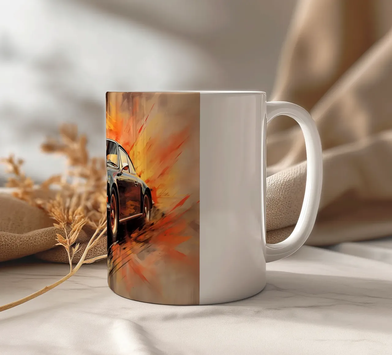 Auto d'epoca tazza in ceramica da Imagine