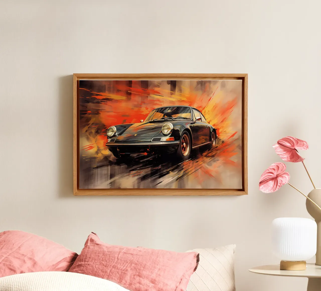 Auto d'epoca tela con Cornice a cassetta da Imagine