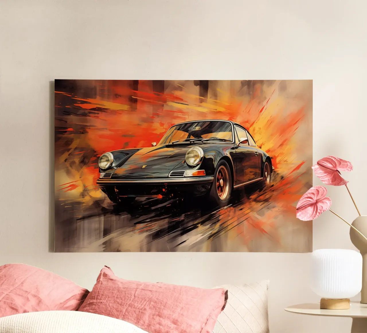 Auto d'epoca tela con Cornice a cassetta da Imagine