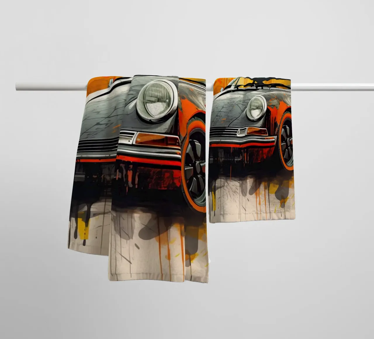 Auto d'epoca asciugamano da bagno da Imagine