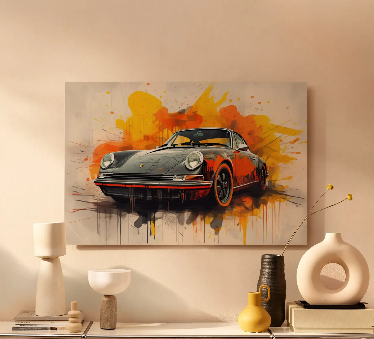 Auto d'epoca alluminio dibond da Imagine