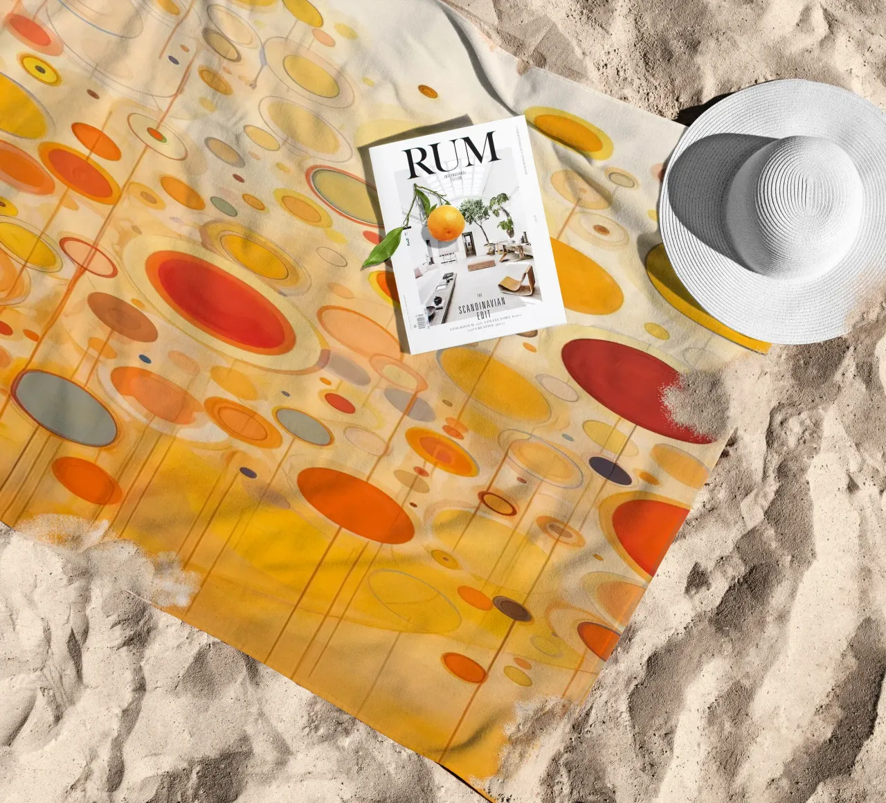 Bolle di sapone telo mare da Imagine