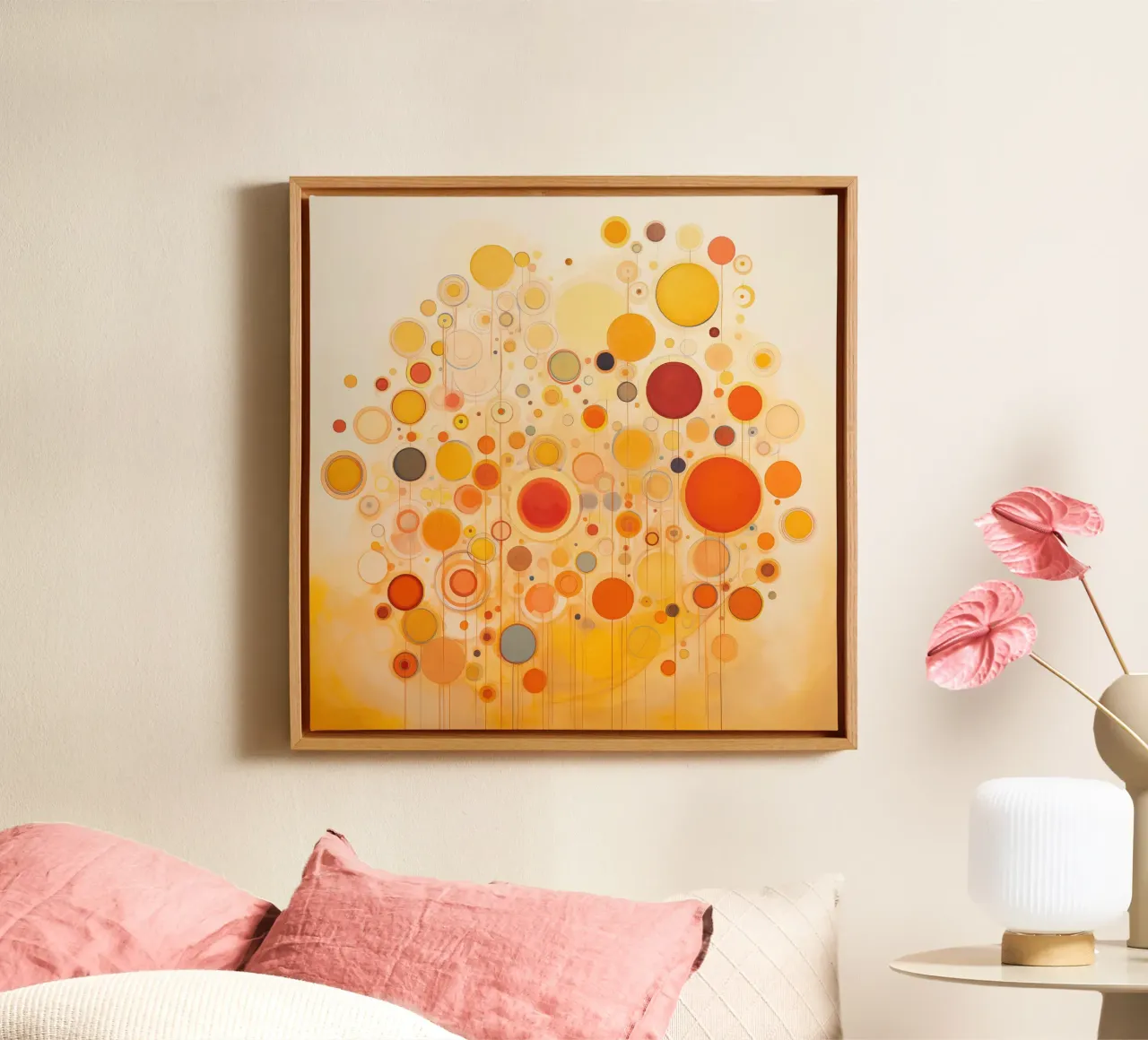 Bubbles canvas by Imagine