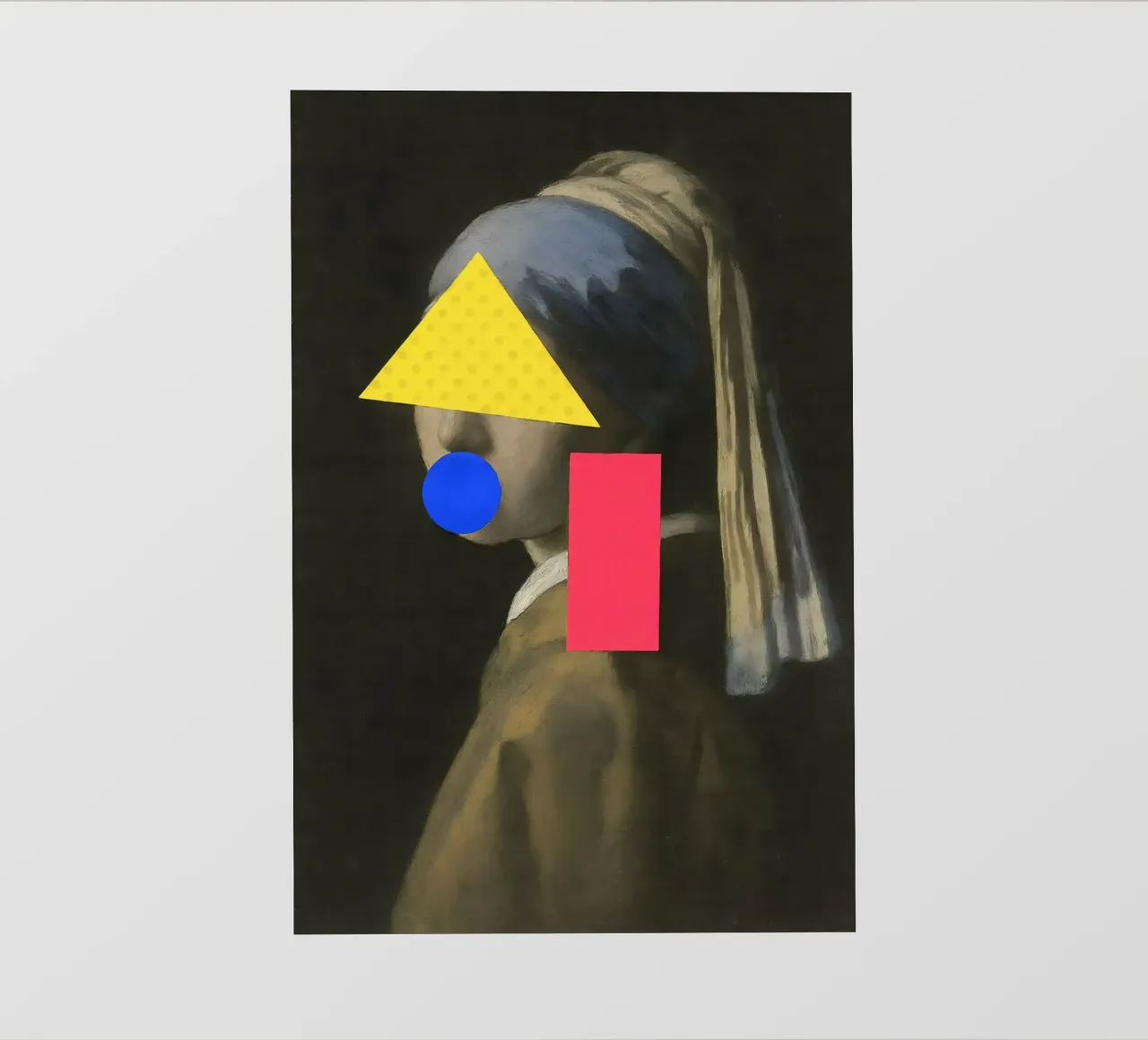 Neon Vermeer – Geometric Disruption photo wallpaper by CNTRL