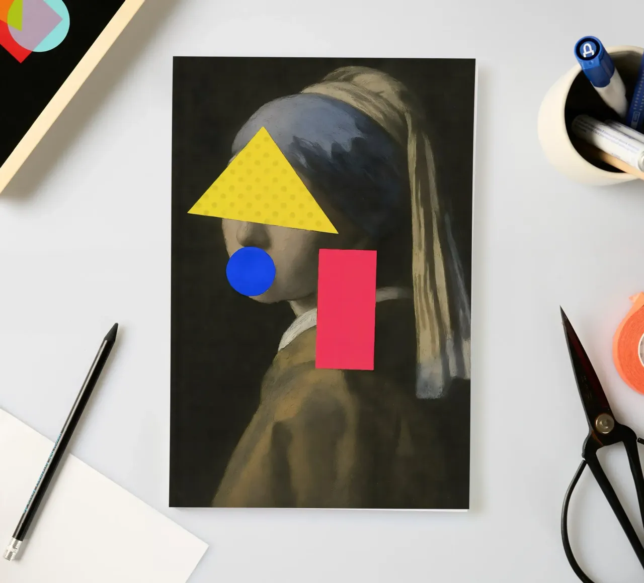 Neon Vermeer – Geometric Disruption notebook by CNTRL